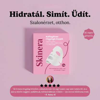 Kollagénes ragyogó maszk