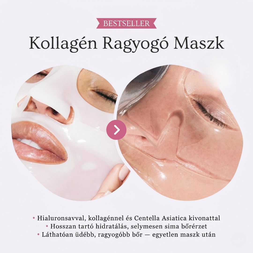 Kollagénes ragyogó maszk