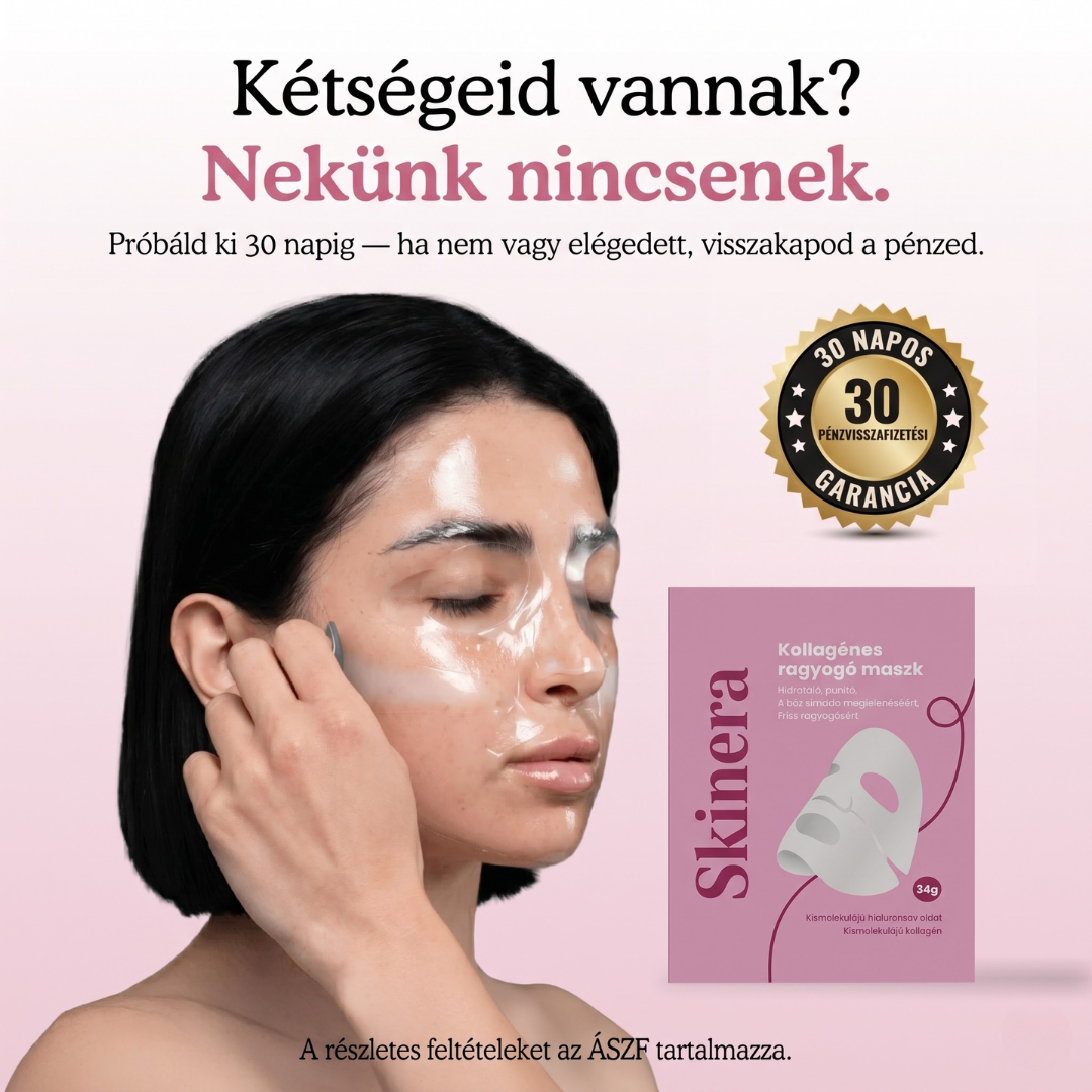 Kollagénes ragyogó maszk